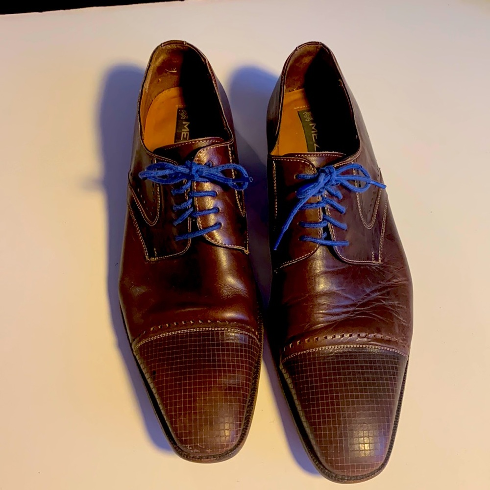 Mezlan Cap Toe Oxford Men’s Dress Shoe-Dark Brown